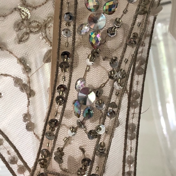 Morgan & Co. Light Peach Party DRESS, Size 3/4 - Picture 3 of 9